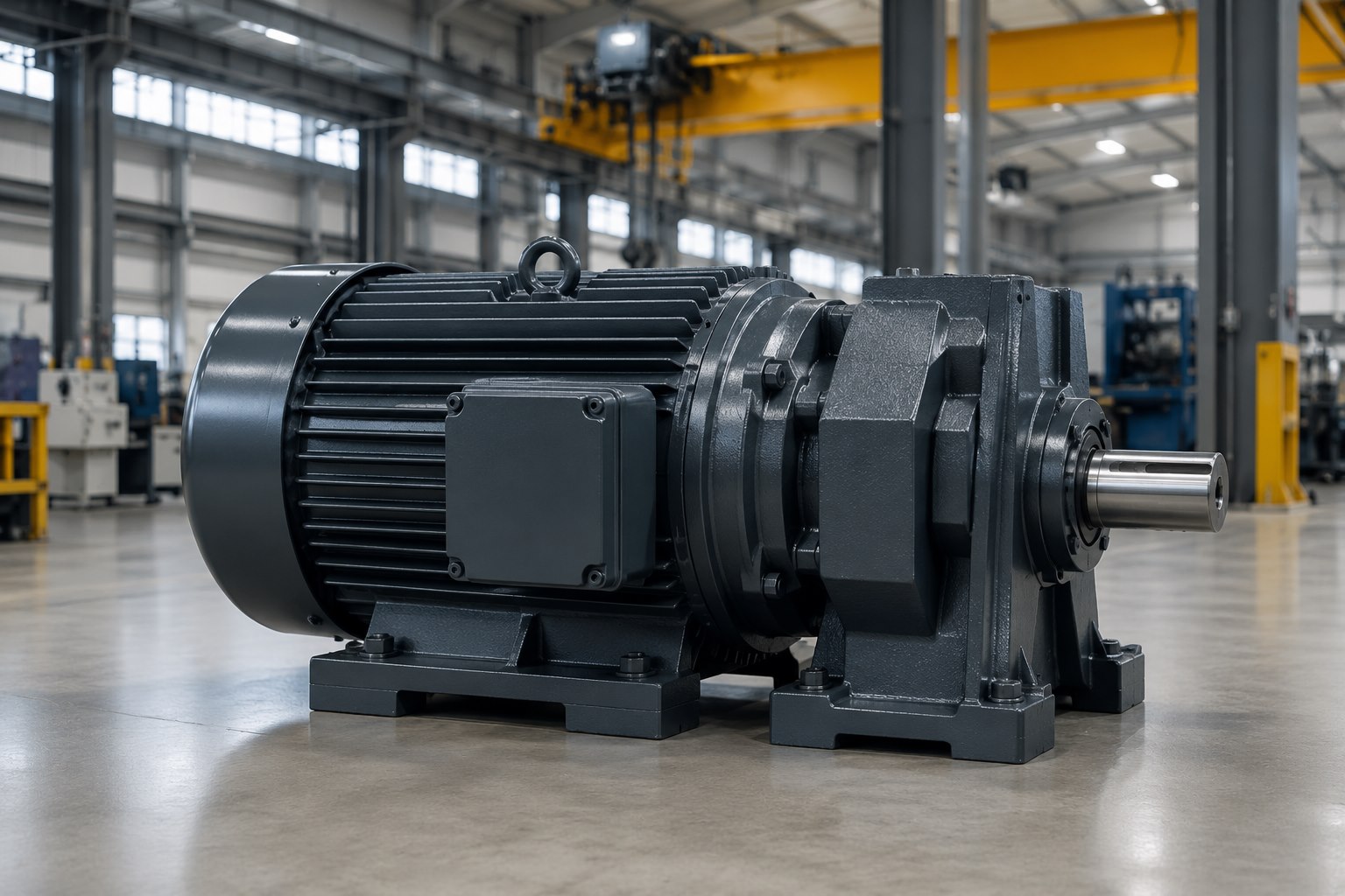 Crane motor for hoisting and travelling mechanisms